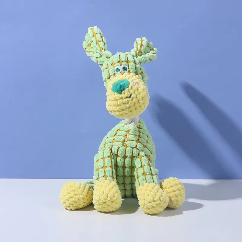 Pet Toy Dog Chew Sound Toy Funny Donkey Durable Chew Teeth Grinding Pet Plush Toy Interactive Dog Toy