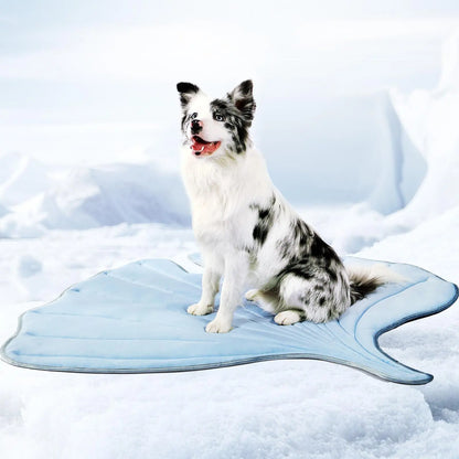 Vagascape Cooling Pet Mat, Eco-Friendly Cooling Pad for Large Dog, Summervibes Cooling Mats for Dog Bed ，Petloverspetand Cat House, Use in Crate, Tunk, Camping, Outdoors, Portable, Machine Washable, Durable, without Gel, Outdoorfun