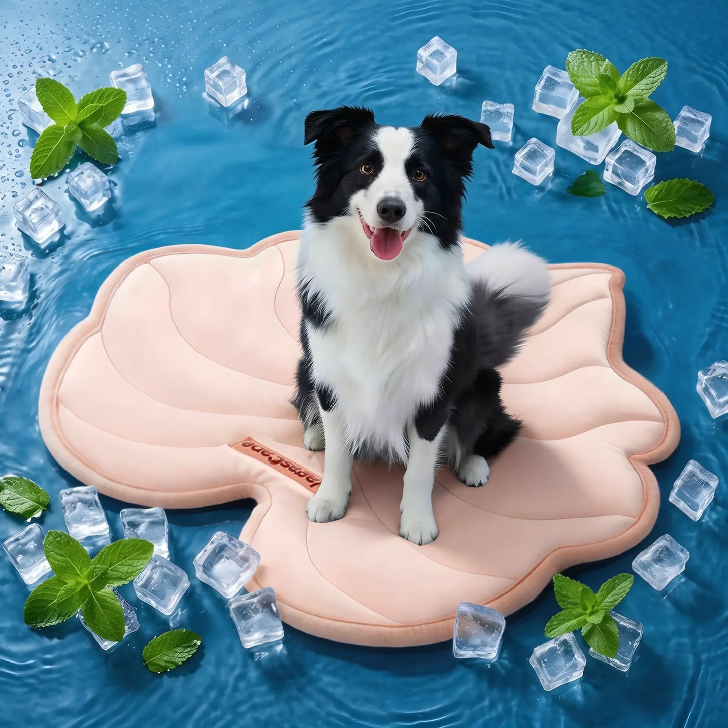 Vagascape Cooling Pet Mat, Eco-Friendly Cooling Pad for Large Dog, Summervibes Cooling Mats for Dog Bed ，Petloverspetand Cat House, Use in Crate, Tunk, Camping, Outdoors, Portable, Machine Washable, Durable, without Gel, Outdoorfun