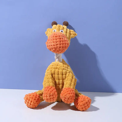 Pet Toy Dog Chew Sound Toy Funny Donkey Durable Chew Teeth Grinding Pet Plush Toy Interactive Dog Toy