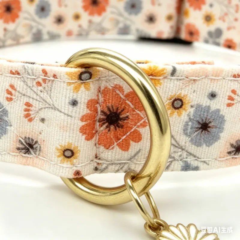 Fashionable Printed Dog Collar, Durable Versatile Design, Adjustable Fit Comfortable, Suitable for Puppies and Adult Dogs