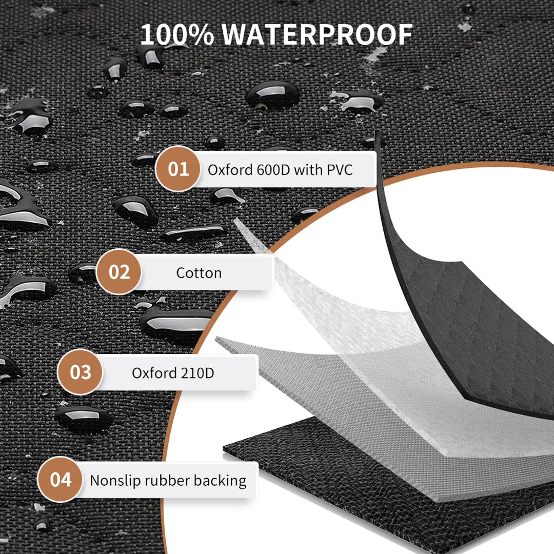 Waterproof Dog Car Seat Cover for Back Seat with Mesh Window, Nonslip Pet Hammock Back Seat Protector, Scratch-Resistant & Durable Rear Seat Cover, Easy to Clean, Universal Fit for Cars & Suvs #Summervibes