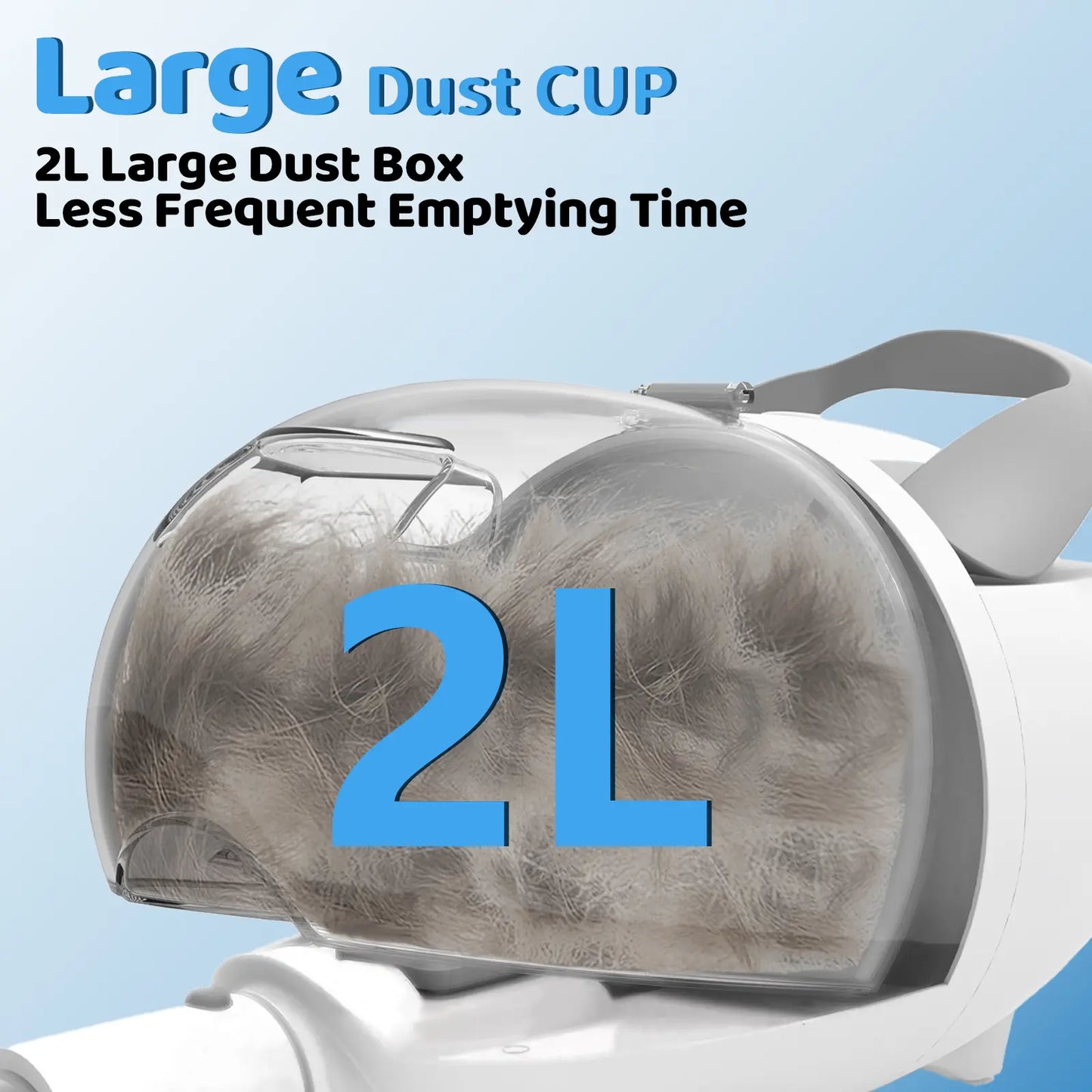 Pawimood 5-In-1 Pet Grooming Vacuum for Shedding Grooming, 13000PA Strong Suction Dog Grooming Kit with 2L Dust Cup, Professional Hair Removal and Home Cleaning Tool