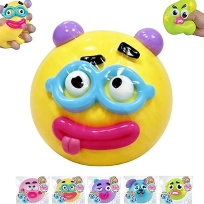NEW Squishy Cutie Toy ,Funny Face Curiosities Dog Face Swap Squishy Soft Moldable Multisensory Stress Relief for Anxiety Safe Maltose Material Portable Sensory Decompression Party Favors