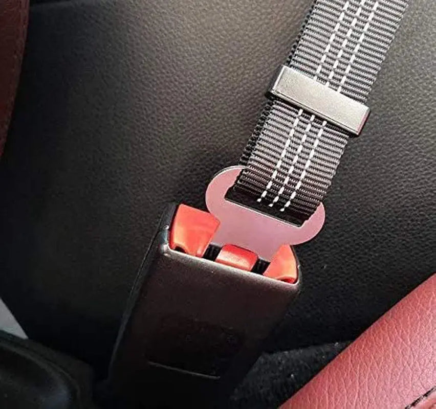 2-Pack Pet Dog & Cat Seat Belts for Cars, Adjustable Safety Leash/Harness Compatible with Vehicle Headrests
