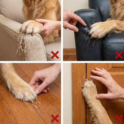 1Pc Dog Nail File for Dogs, Scratch Square for Dogs Stress Free Nail File, Dog Nail File & Scratch Pad - Prevent Furniture Damage from Long Sharp Dog Nails, Stress-Free Claw Trimmer and Grinder for Dog Grooming at Home, Pet Nail Care