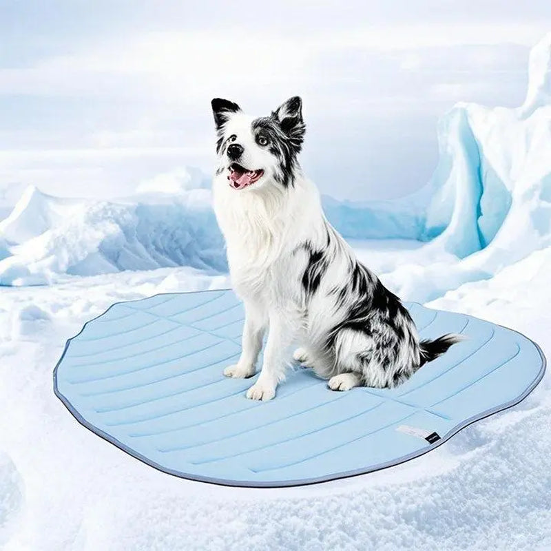 Vagascape Cooling Pet Mat, Eco-Friendly Cooling Pad for Large Dog, Summervibes Cooling Mats for Dog Bed ，Petloverspetand Cat House, Use in Crate, Tunk, Camping, Outdoors, Portable, Machine Washable, Durable, without Gel, Outdoorfun