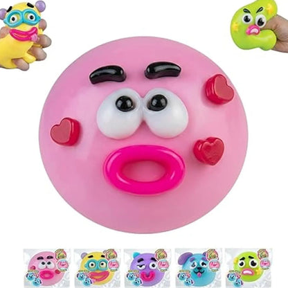 NEW Squishy Cutie Toy ,Funny Face Curiosities Dog Face Swap Squishy Soft Moldable Multisensory Stress Relief for Anxiety Safe Maltose Material Portable Sensory Decompression Party Favors
