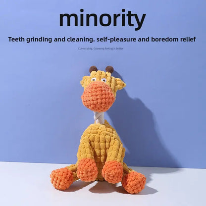 Pet Toy Dog Chew Sound Toy Funny Donkey Durable Chew Teeth Grinding Pet Plush Toy Interactive Dog Toy