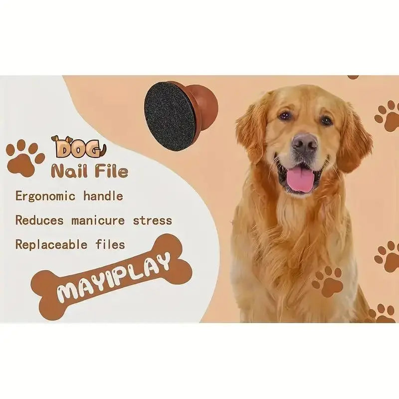 1Pc Dog Nail File for Dogs, Scratch Square for Dogs Stress Free Nail File, Dog Nail File & Scratch Pad - Prevent Furniture Damage from Long Sharp Dog Nails, Stress-Free Claw Trimmer and Grinder for Dog Grooming at Home, Pet Nail Care